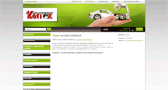 Desktop Screenshot of katrex-autodoplnky.cz